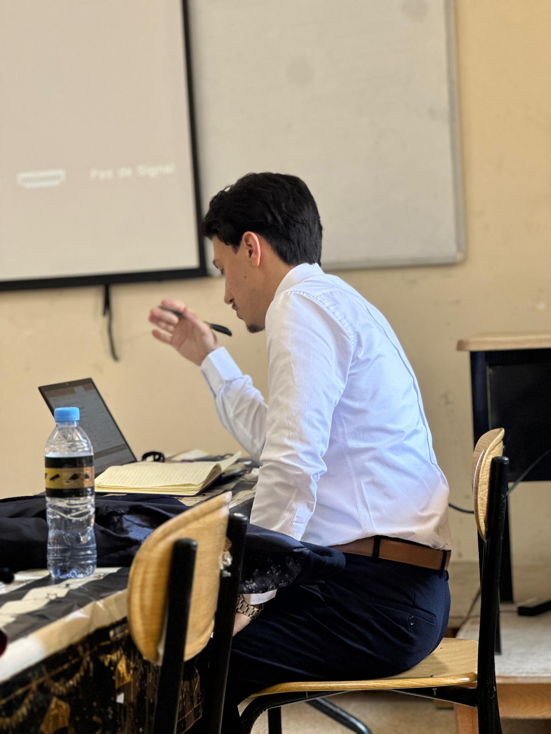 Master's thesis defense Q&A session